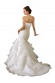 Blanc Sirène Tulle Robes de mariée en Ligne