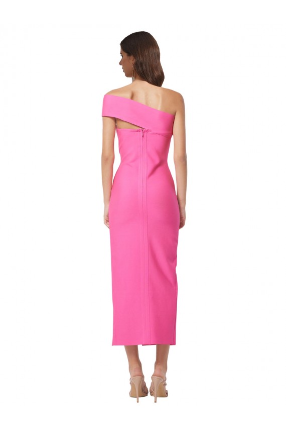 Fourreau midi Crêpe Stretch Longue Formelles Robes demoiselle d'honneur / Robes de soirée / Robes de cocktail en Ligne