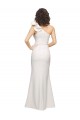 Ivoire Fourreau Crêpe Stretch Longue Formelles Robes demoiselle d'honneur / Robes de soirée / Robes de bal en Ligne