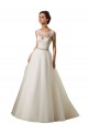 Ivoire Princesse Illusion Tulle Dentelle Robes de mariée en Ligne