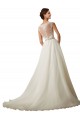 Ivoire Princesse Illusion Tulle Dentelle Robes de mariée en Ligne