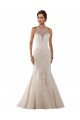 Ivoire Sirène Dentelle Robes de mariée en Ligne
