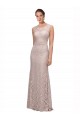 Sirène Illusion Scoop Dentelle Longue Robes demoiselle d'honneur / Robes de bal en Ligne