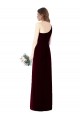 Vert foncé Trompette Mousseline Longue Robes demoiselle d'honneur en Ligne