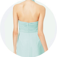 Bas du dos Robes demoiselle d'honneur en Ligne